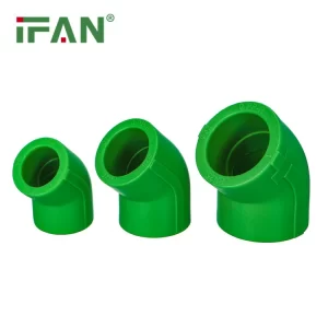 Free Sample Hot Sale IFAN PPR Pipe Fitting 45° Elbow