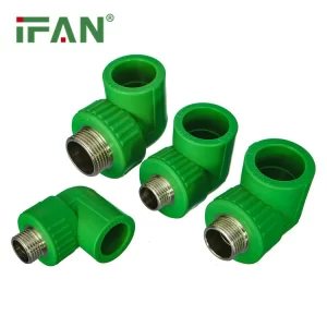 Free Sample Wholesale IFAN PPR Pipe Fitting Male Elbow