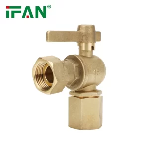 IFAN ASTM F2623 Brass Angle Valve with Union